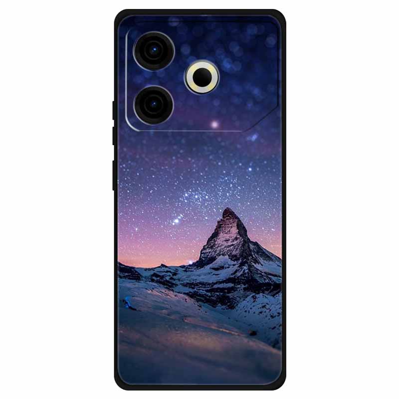 Чехол для Tecno Pova 6 Neo Силиконовый Мягкий Цветок Космос Модный Чехол Для Tecno Phantom X2 Pro Чехлы Пейзажная Краска Чехлы Милые
