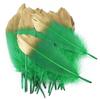 10/50pcs Gold White Goose Feathers Dyed Colorful Natural Gooset Plumes 15-20CM Costume Party Decor Feathers for Craft