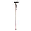 Wooden Handle Foldable Elderly Safety Walking Stick Guide Blind Cane Crutch Bronze