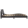 Bed Frame  Dover  Grey 120x200 cm Artificial Leather