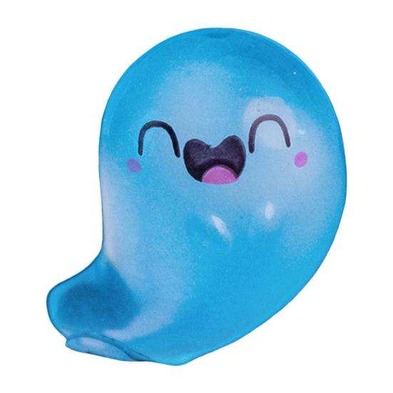 Мини-фигурки привидений на Хэллоуин с коробкой, миниатюрная светящаяся в темноте фигурка привидения, светящаяся маленькая игрушка-привидение для украшения дома и вечеринки