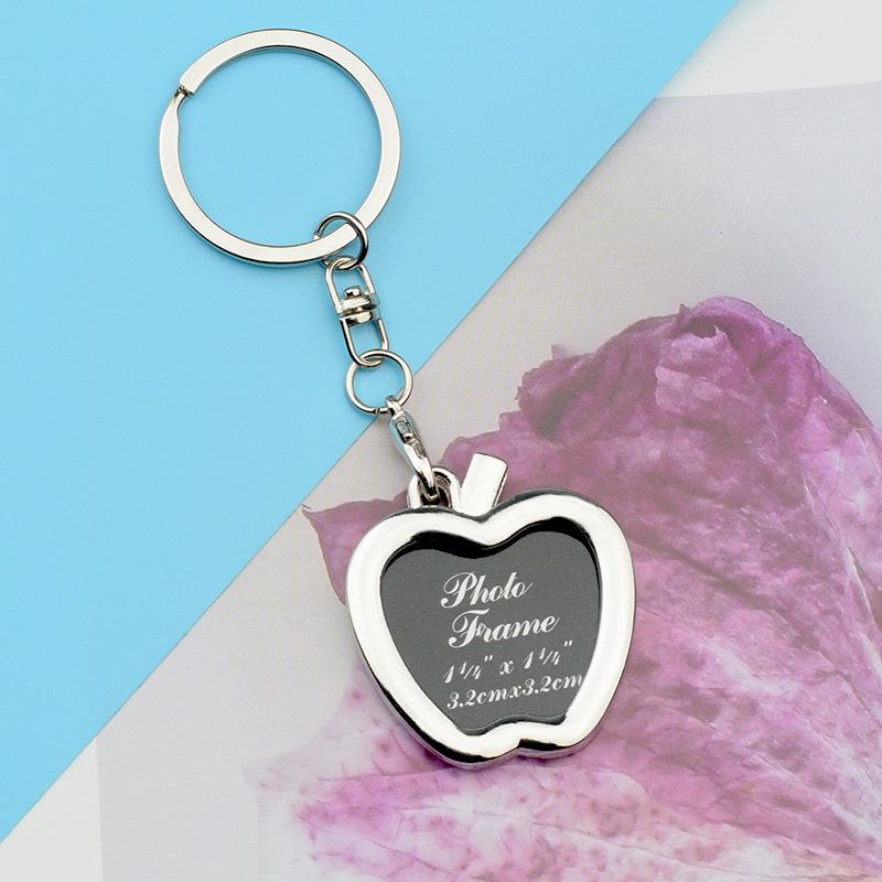 Creative Heart-shaped Photo Frame Key Holder Key Chain Bag Keyring Mini Gifts Pendant