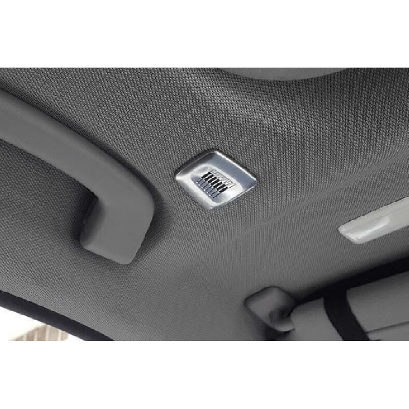 Для BMW X3 F25 X4 F26 2011-2016 2017 ABS Серебристая Накладка на Крышу Автомобиля для Микрофона