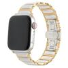 Watch Band For Apple Watch Series 10 9 8 7 SE 6 5 4 3 2 1 42mm 41mm 40mm 38mm Butterfly Buckle Ceramic Stainless Steel Strap