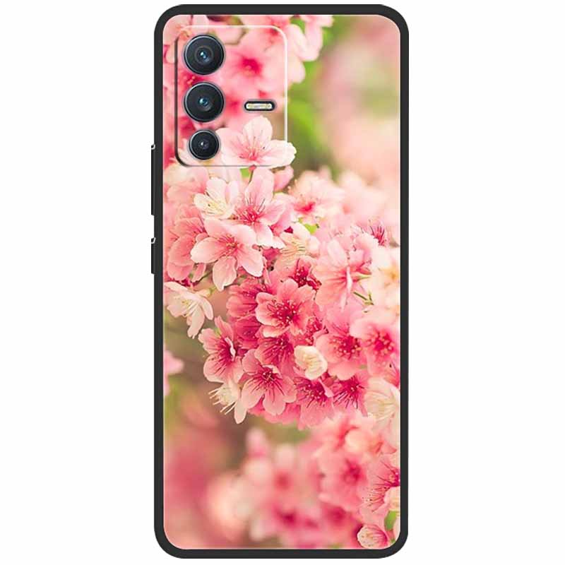 Чехол для vivo V23 5G Чехол V23 Pro Силиконовый Мягкий Защитный Задний Чехол для vivo v 23 5G Чехол V2130 V2132 V23Pro ТПУ Бампер Сумка