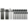 32Pcs Matte Black Cutlery Set Knife Fork Spoon Dinner Tableware 304 Stainless Steel Dinnerware Bar Party Flatware Silverware Set