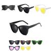 Elegant Women Lady Retro Cat Eye Sunglasses Fashionable Designer Square Frame Shades
