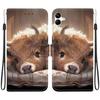 Чехол-книжка из искусственной кожи ручной работы для Samsung A04e/F04/M04 (SM-A042F/E045F/M045F)- Противоскользящий ударопрочный чехол с ремешком на запястье и дизайнами в виде сердец/роз и кошек