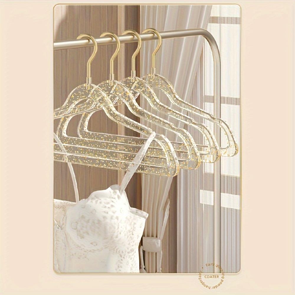 10/20/30 Высококачественные акриловые вешалки, прозрачные вешалки с противоскользящим и невидимым дизайном, прочные и устойчивые к падениям