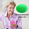 Преобразующийся Ромбовидный Сетчатый Стресс-мяч для Снятия Тревоги, Мяч для Сжатия, Портативный Дорожный Мягкий TPR, Успокаивающий Текстурированный Мяч, Сенсорная Игрушка-Фиджет-Червячок