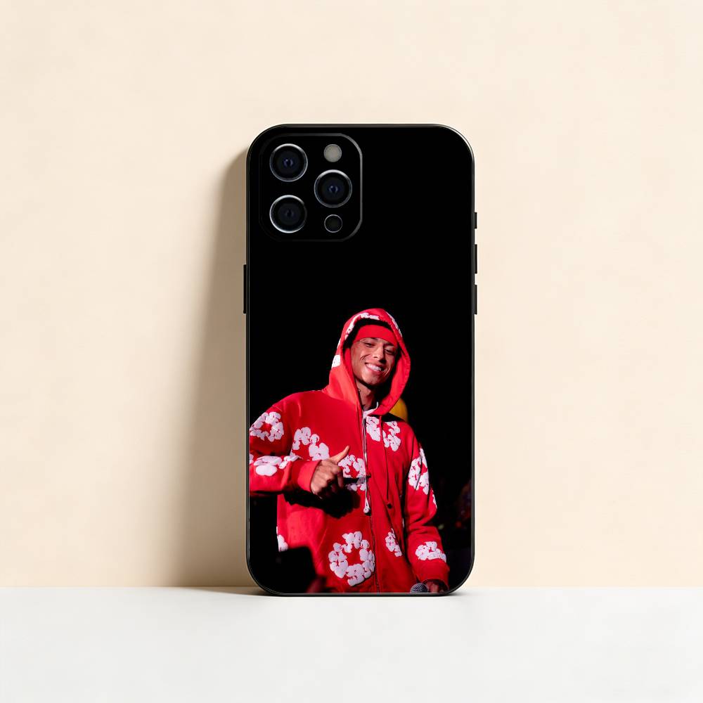 Чехол для телефона рэпера Central Cee для iPhone 17, 16, 15, 14, 13, 12, 11 Plus, Pro Max, Другие Мягкий Черный Чехол