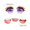 crystal Boy/Girl Decals Face Organ Paster Cartoon Eyes Stickers Eye Chips Paper Anime Figurine Doll