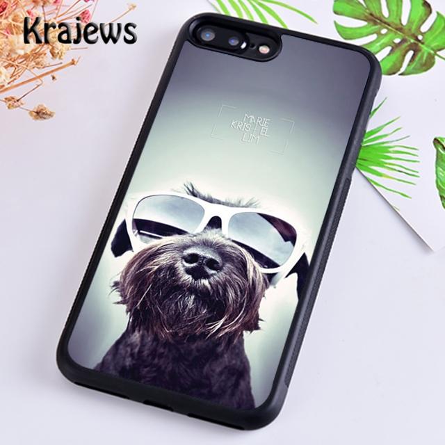 Krajews Miniature schnauzer puppy dog Phone Case Cover For iPhone 17 Air 16 15 14 plus 12 pro max coque Fundas