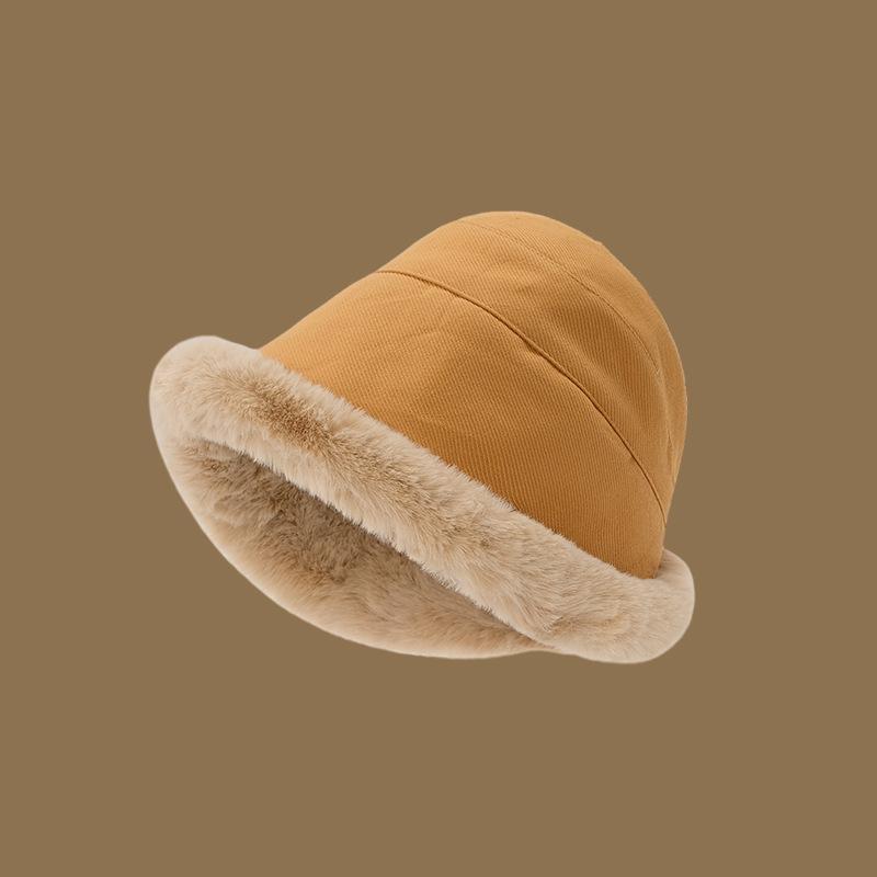 Шапка-ведро из флиса из овечьей шерсти с широкими полями, женские осенне-зимние шапки 2022, теплые мужские шапки в рыбацком стиле, мужская шляпа для рыбалки