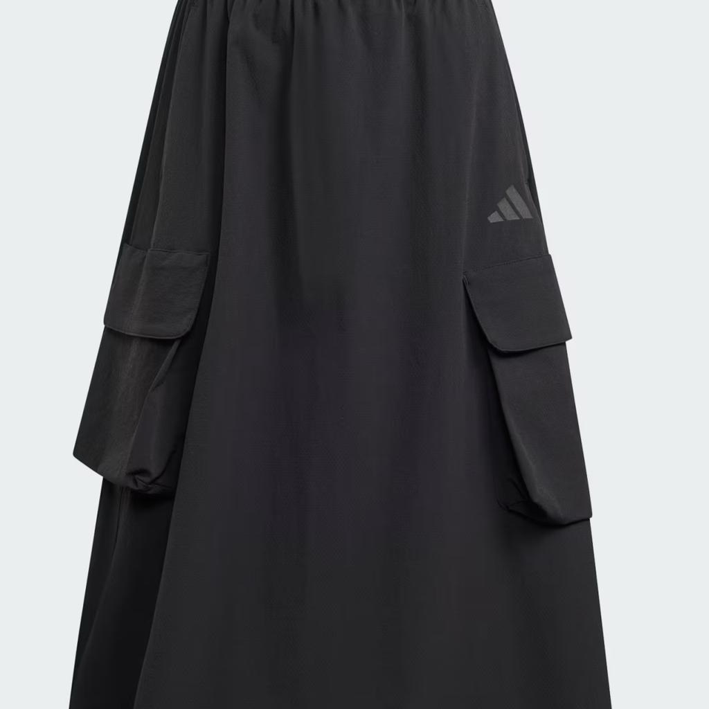 adidas Городская Технологичная Однотонная Удобная Длинная Юбка Карго Повседневная Женская юбка JM8438