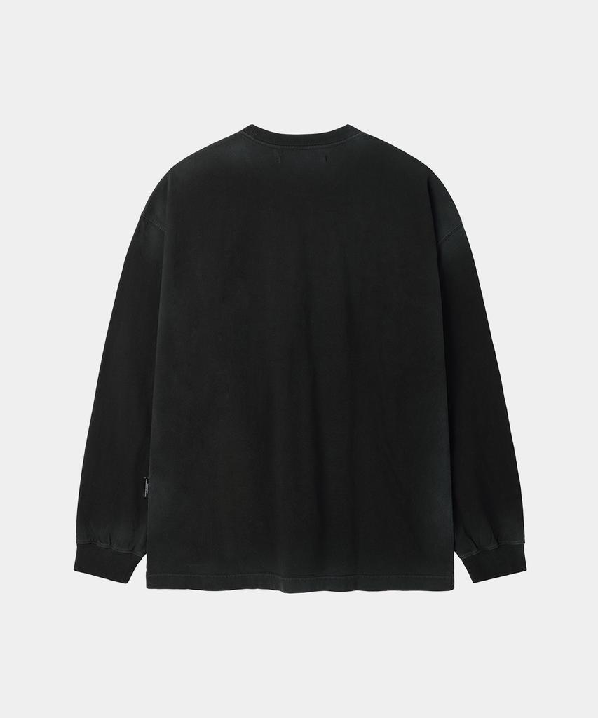 MAISON MINED Кельтский Крест С Длинным Рукавом Стирка Черный