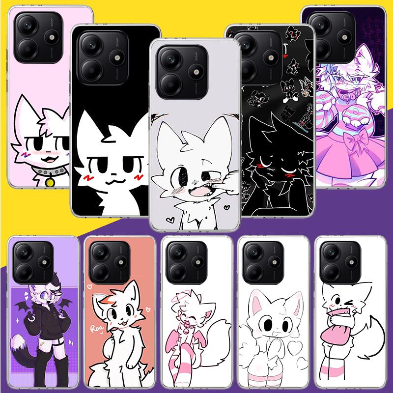 Чехол для телефона Кот Бойкиссер Для Xiaomi Redmi Note 15 14 13 12S 12 Pro Plus 11S 11E 11 11T 10S 10 Арт Мягкий Чехол с Рисунком Redmi Note