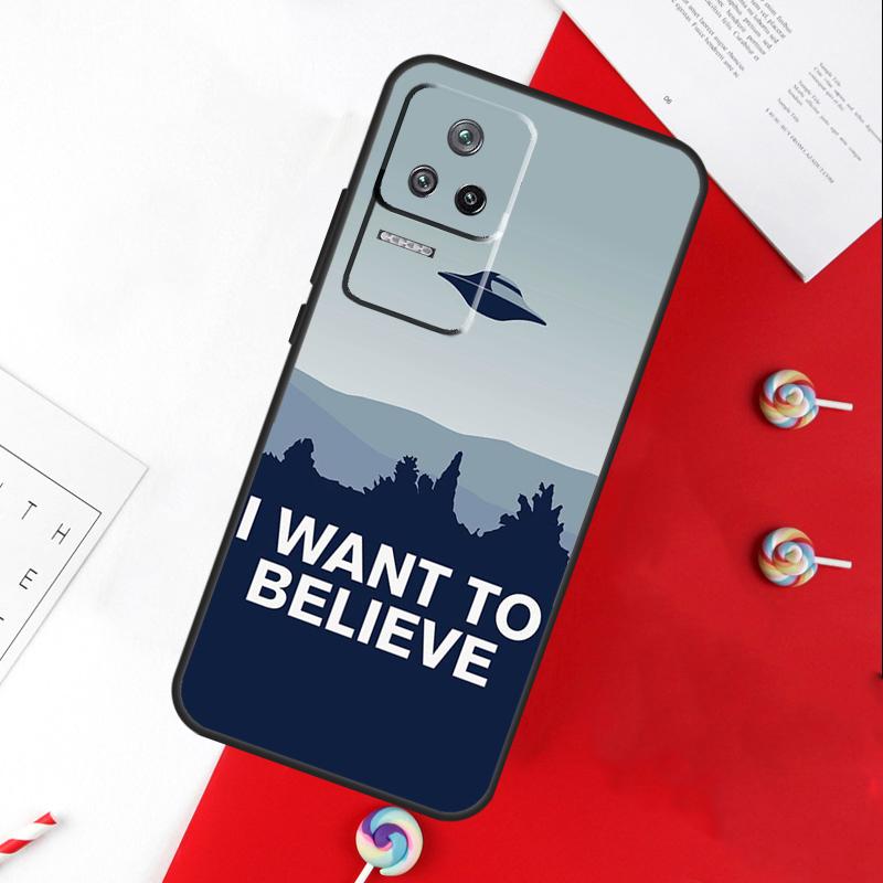Чехол X-Files Я хочу верить для Xiaomi 14 Ultra 15 13 11T 12T 13T 14T Pro POCO X7 Pro X3 X5 X6 M6 F5 F6 Pro