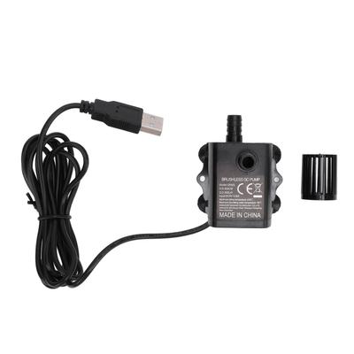 Погружной водяной насос для аквариума, фонтан с функцией регулировки потока, USB-интерфейс, постоянный ток 5 В, 4,8 Вт