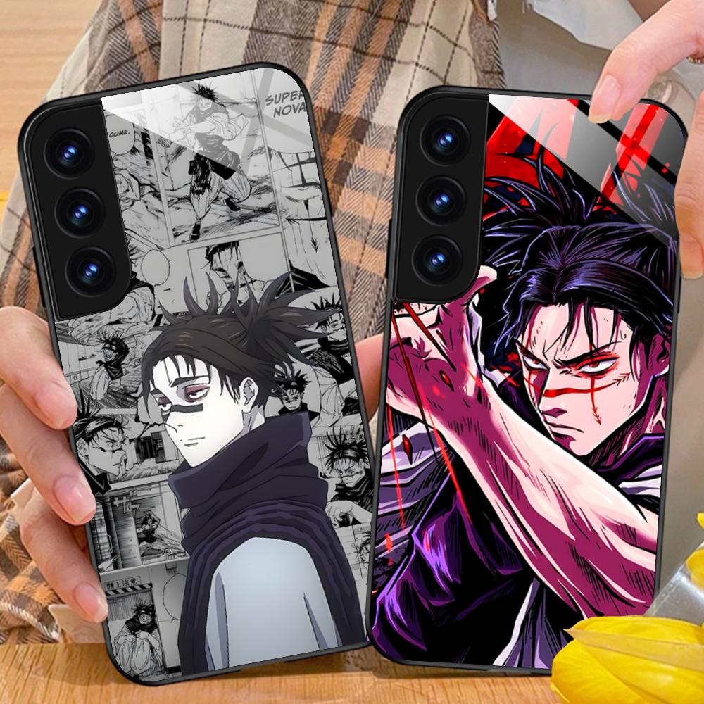 Чехол для мобильного телефона Jujutsu Kaisen Choso для Samsung Galaxy S26 S25 S24 S23 S22 S21 S20 Note20 Plus FE Ultra Стеклянный Цветной Чехол