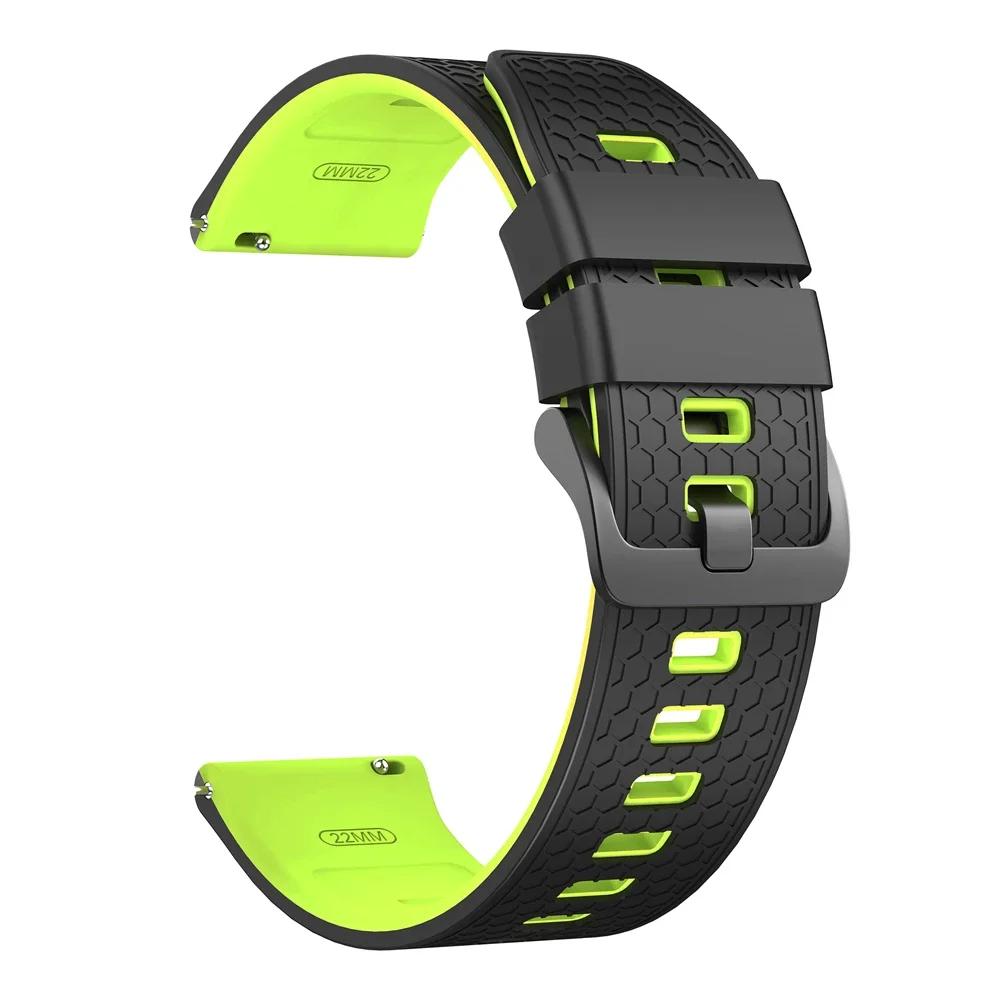 22 мм ремешок для часов TicWatch Pro 2021/3 Ultra LTE/GPS Силиконовый ремешок для TicWatch Pro GTW GTH2 GTX S2 E2 Спортивный браслет