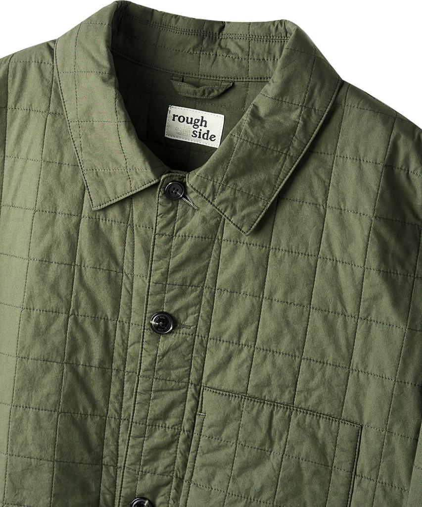 Roughside Quilted Comfort Jacket Dark Olive
