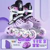 Новые регулируемые роликовые коньки с жестким ботинком для взрослых женщин, студенческие роликовые коньки для начинающих