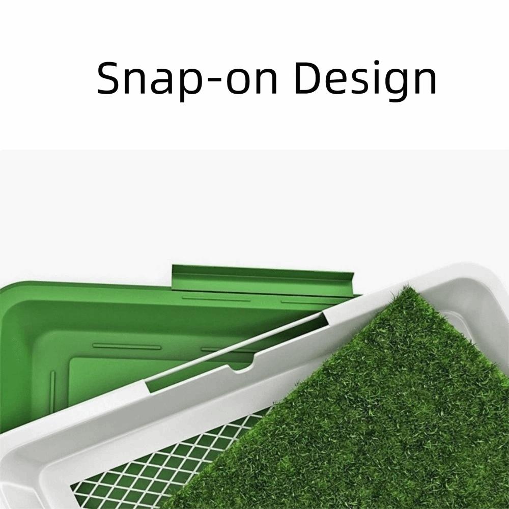 Туалет для собак с защитой от брызг, нескользящий, для приучения питомцев к туалету, коврик из искусственной травы для мочеиспускания, для помещения