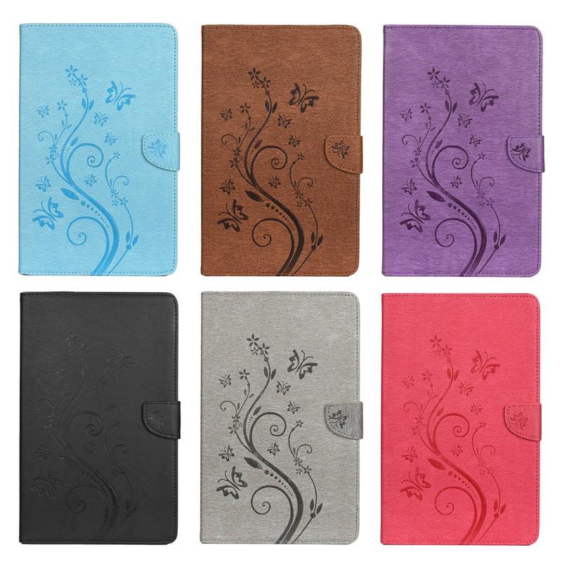 Smart Sleep Folio Case IPad 10.2 Inch 2019 2020 With Butterfly Print PU Leather Cover Business Style