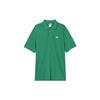 Club Logo Embroidered Casual Knit Short Sleeve Polo Shirt Men Tops Green FN3895-365