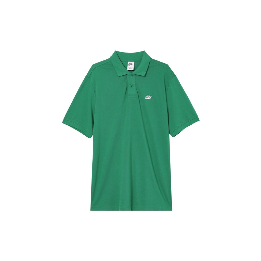 Nike Повседневная трикотажная рубашка-поло с вышитым логотипом клуба, мужские топы зеленого цвета FN3895-365