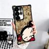 Мультяшный Милый Чехол для Телефона с Покрытием Pucca Garu Для Samsung Galaxy S24 S25 FE S26 Edge S23 Ultra S22 S21 Plus S20 Защита от Падения Airbag C