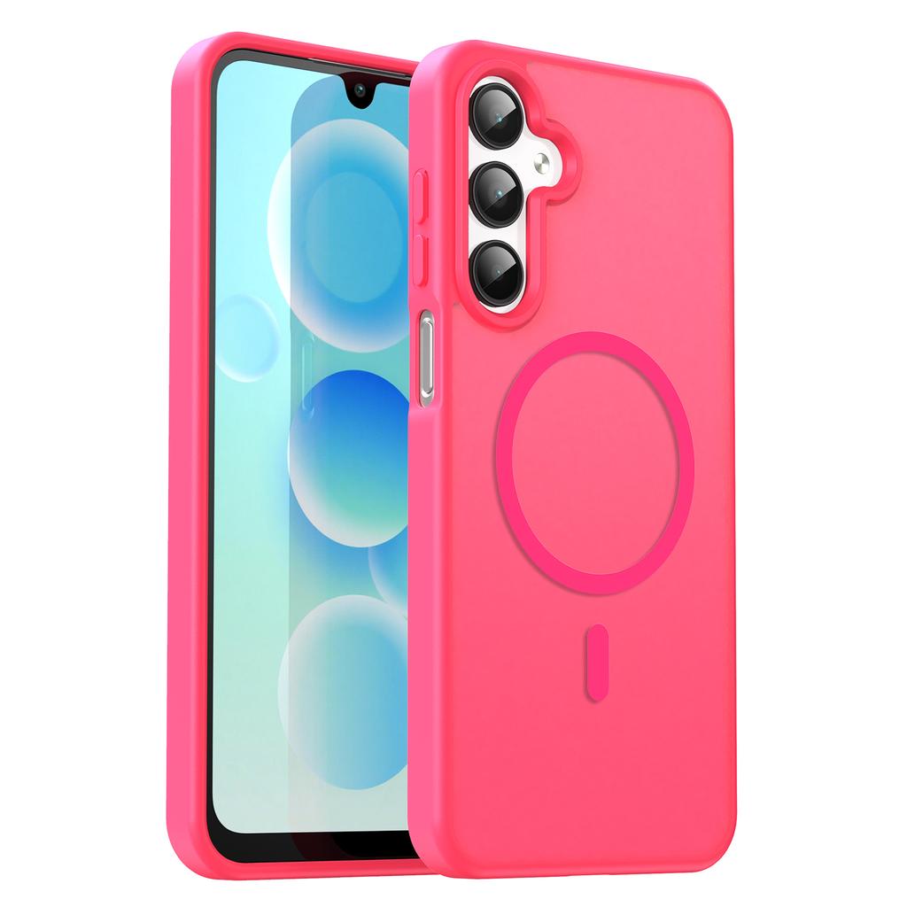 Samsung Galaxy A55 Phone Case, Magnetic Shockproof Matte Phone Cover for Samsung Galaxy A55