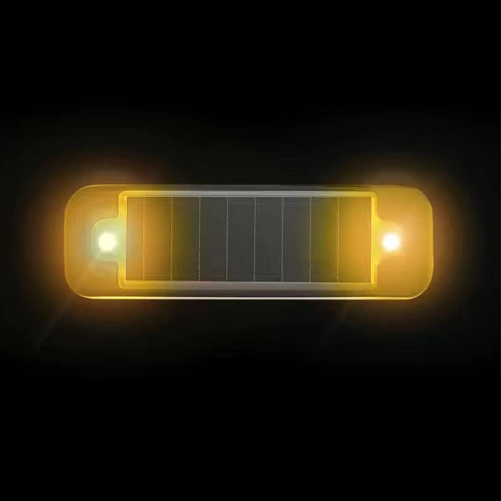 Solar Power Warning Light for Car Motorcycles LED Flashlight Indicator In-Night Caution Strobe Warning Light Running Lamp