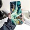 Модный геометрический мраморный чехол для телефона для Samsung Galaxy A13 A14 A15 A16 A17 A53 A54 A55 A56 A57 A33 A34 A35 A36 A37 A23 A24 A25 A