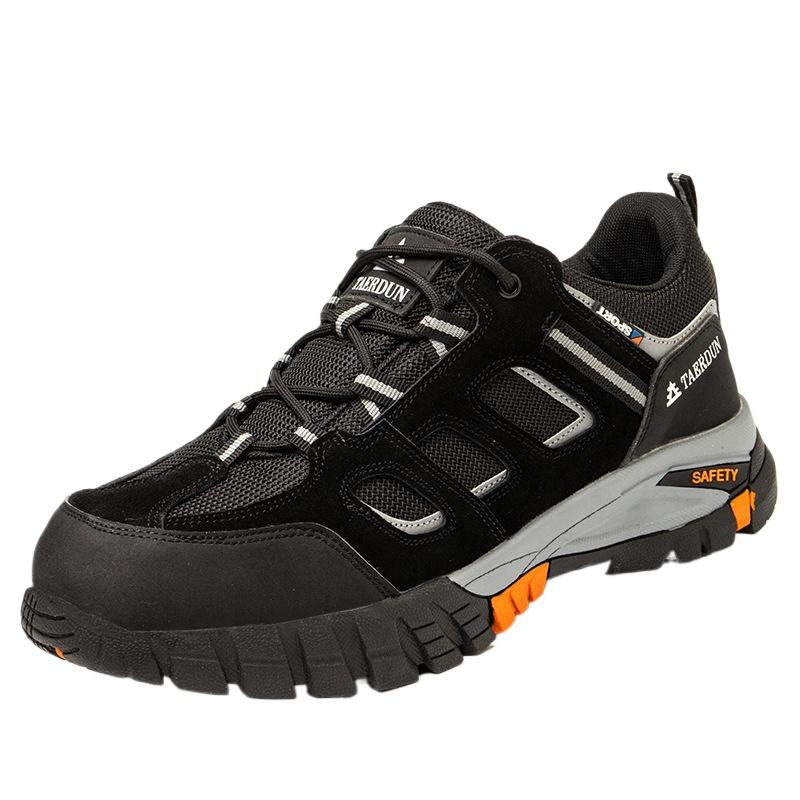 Обувь для страхования труда, мужская износостойкая, противоударная и противопрокольная, для изоляции на стройплощадке, защитная обувь