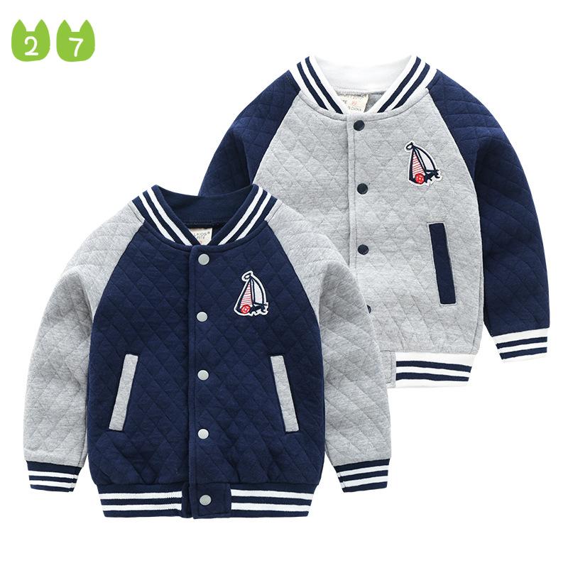 Winter Children's Cotton Wear Boys Casual Sports Top Students Cotton Jacket
