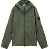FW24 Pima Cotton Zip-Up Hooded Logo Casual Jacket Men Jacket Green 811510110-V0059