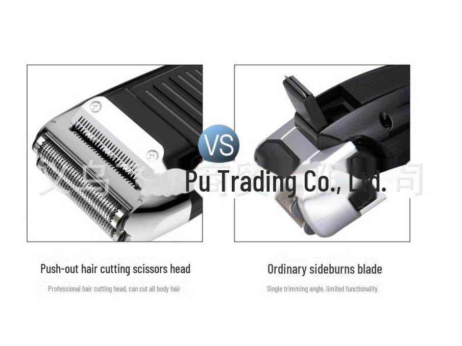 Перезаряжаемая возвратно-поступательная электрическая бритва с ЖК-дисплеем.