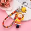 Journey To the West Anime Keychain: Monkey King & Pig Bajie Pendant for Backpacks