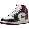 Jordan Air Jordan 1 Slip Resistant Abrasion Resistant High top Children's Basketball Shoes Red Black White HF3193-102