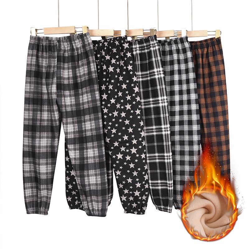 Children's Thick Plush Sweatpants - Warm Autumn/Winter Casual Loose Fit for Boys and Girls