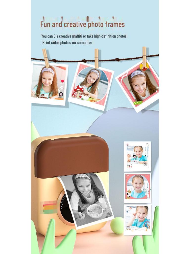 Детская камера A7 с двойной камерой HD и функцией мгновенной печати