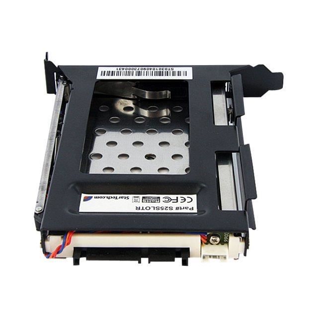 STARTECH Съемный отсек для 2,5-дюймового SATA-накопителя для слота расширения ПК - 1 x Поддерживаемый жесткий диск - 1 x Поддерживаемый SSD