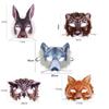 PVC Animal Face Cosplay Prop Realistic Carnival Party Mask High Quality Halloween Party Mask