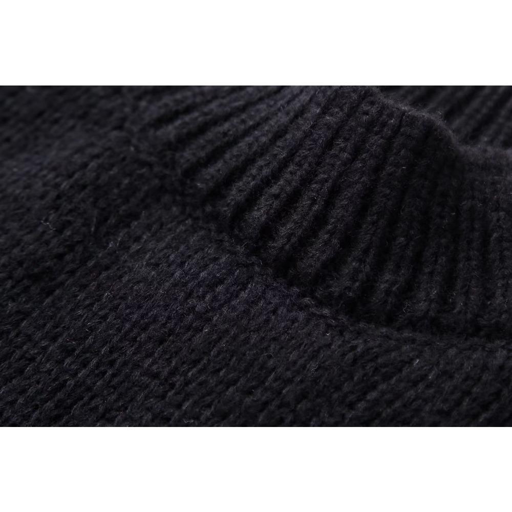 GMXIA Женские модные повседневные однотонные свободные свитера с круглым вырезом и осенне-зимним принтом с длинными рукавами