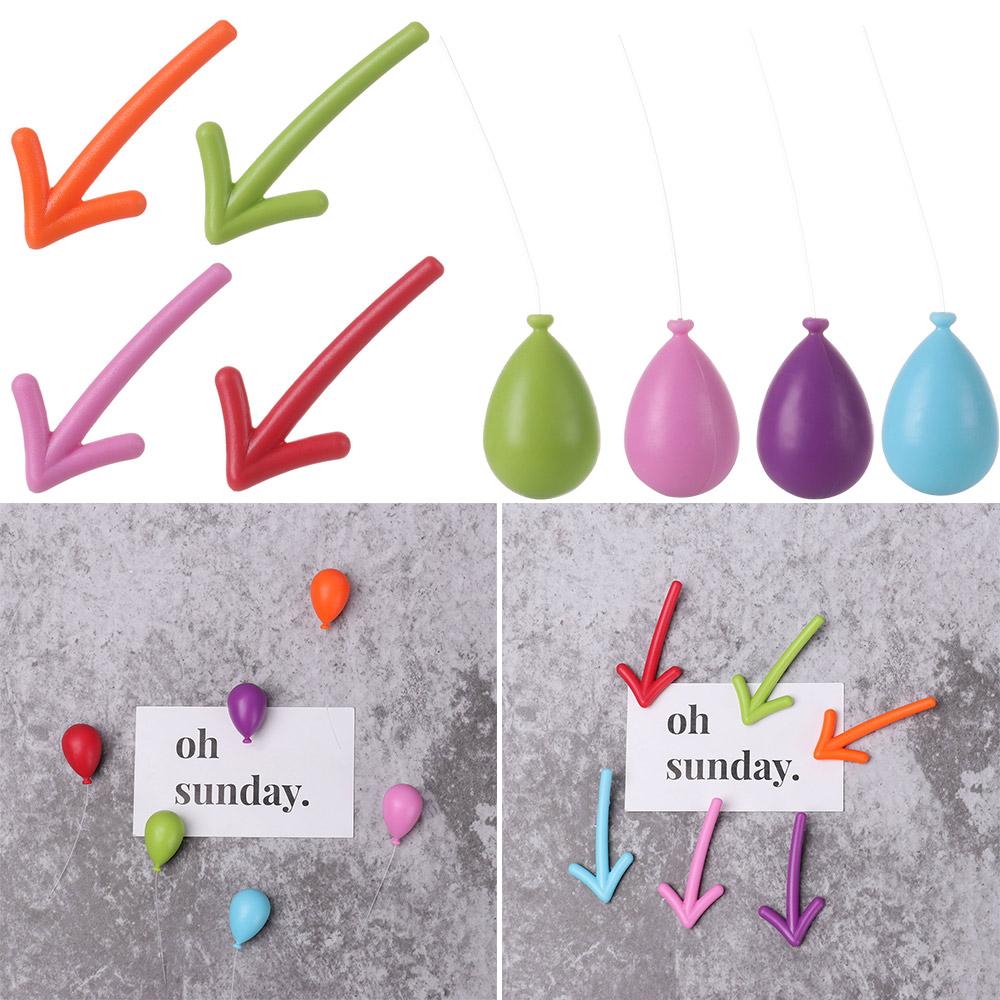 Ornament Home Decoration Arrow Balloon Fridge Magnet Magnetic Stickers Succulent Bonsai