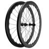 SUPERTEAM Tubeless Disc Brake Road Bike Wheelset with 25mm 700c Carbon Wheels 45/50/65mm (45/25mm)