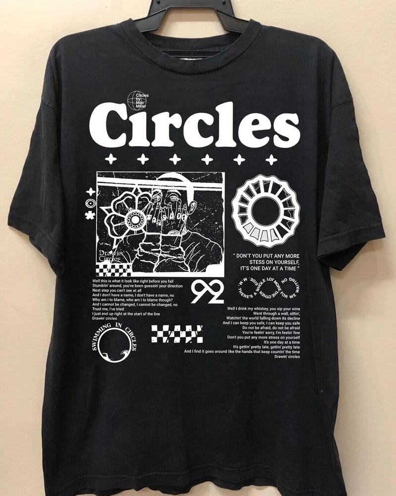Swimming In Circles Mac Miller Gift For Fan T Shirt Full Size S-5XL