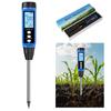 MMK SCIENTIFIC [Calibrated] 2in1 Soil EC Meter Soil EC/soil Temperature Backlight Waterproof 1-point Auto Calibration